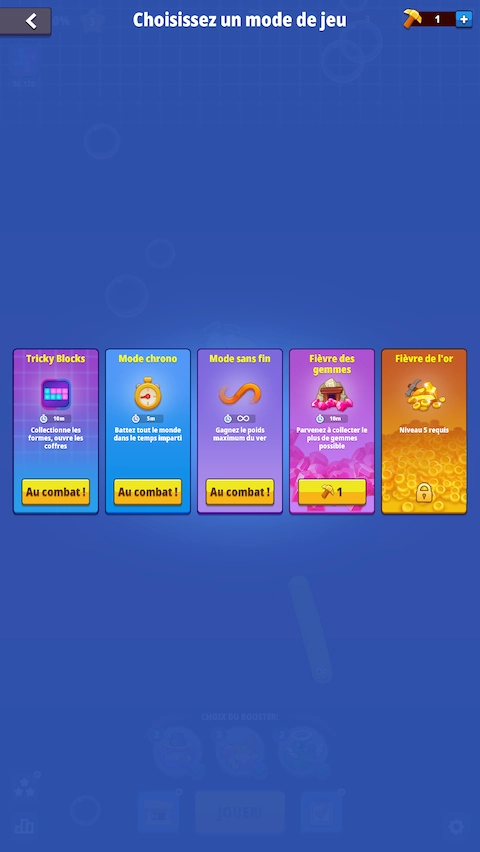 Screenshot N2 of Worm Hunt Browser Game