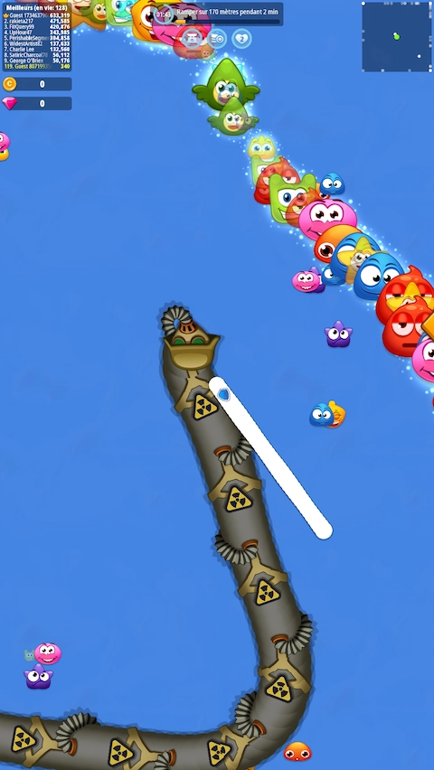 Screenshot N6 of Worm Hunt Browser Game
