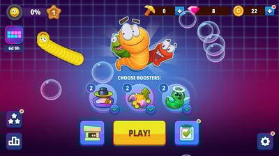 Capture 1 du jeu Worm Hunt